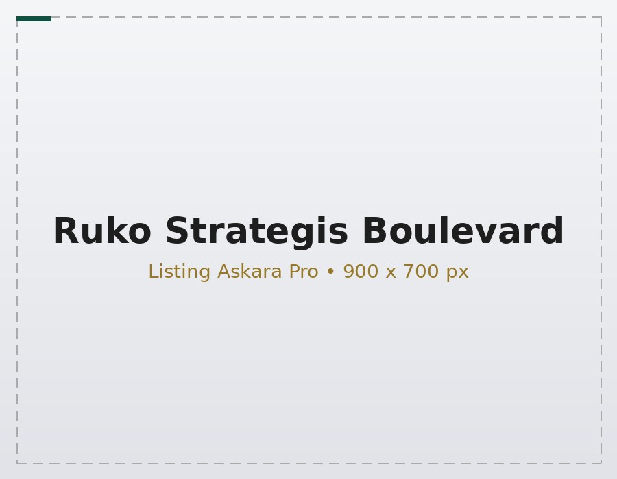 Ruko Strategis Boulevard