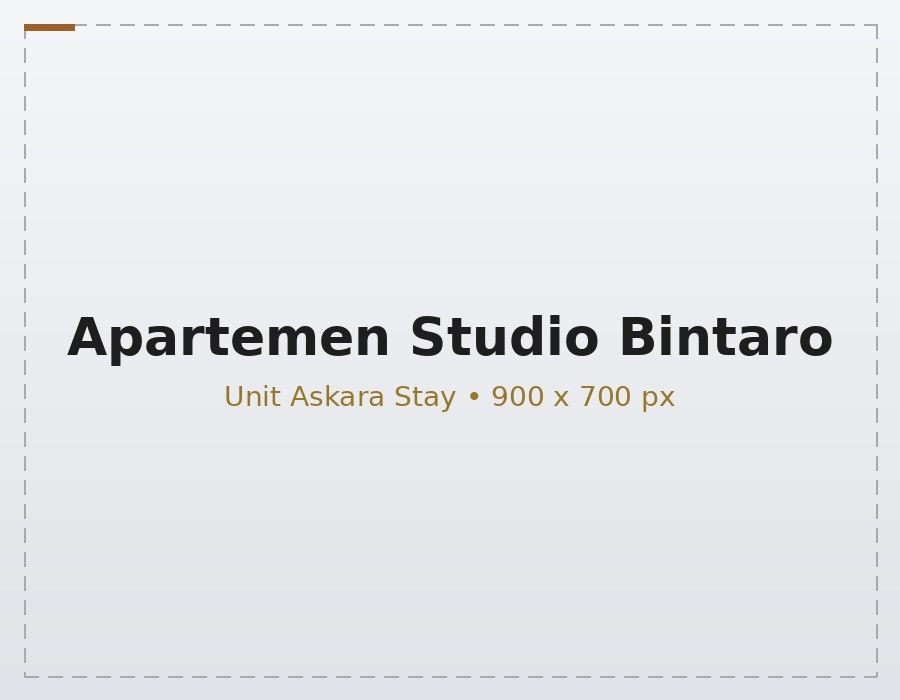 Apartemen Studio Bintaro